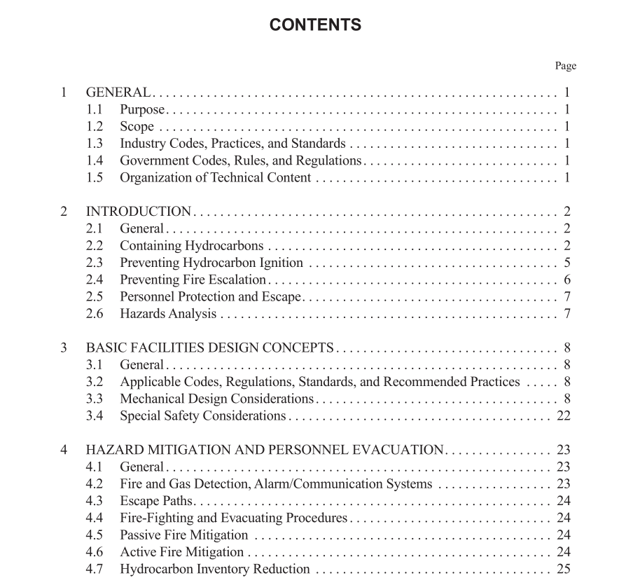 API RP 14J pdf download