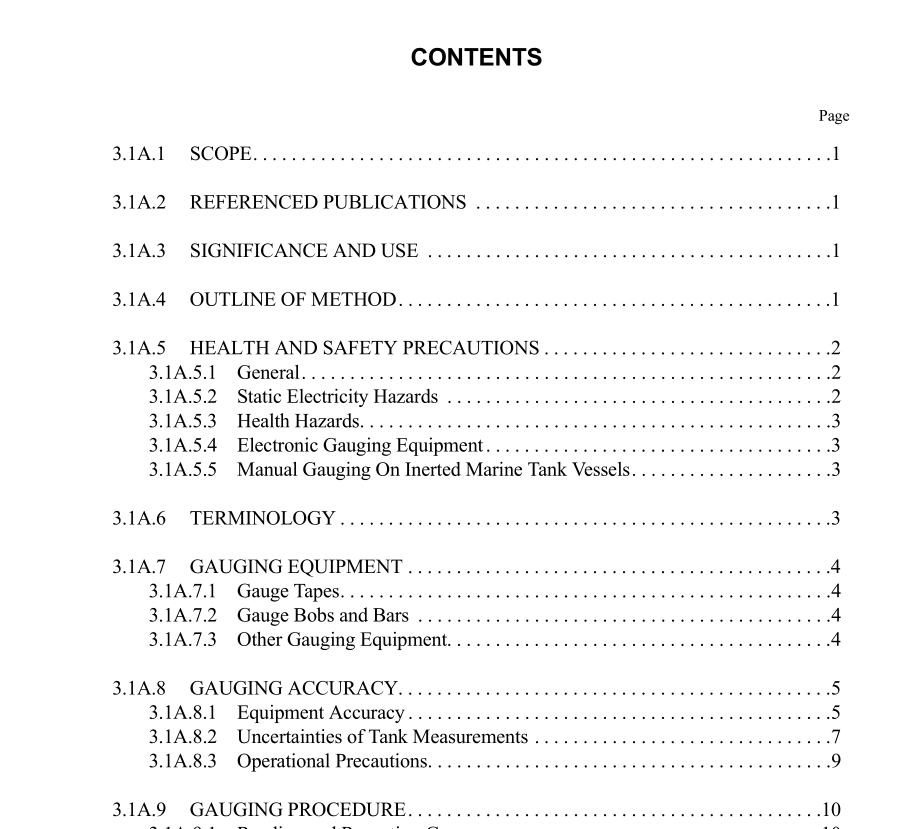 API MPMS 3.1A pdf download