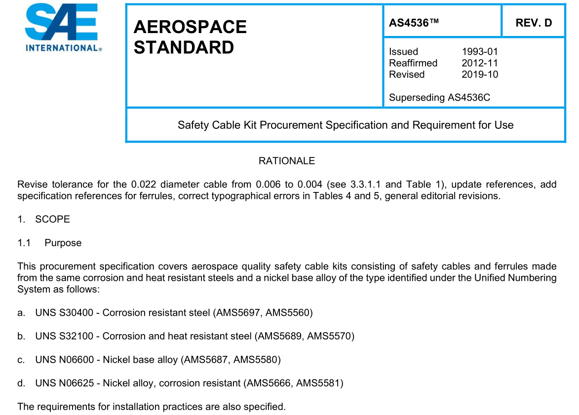 SAE AS 4536D pdf download